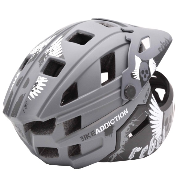 Full Face Κράνος ποδηλάτου BMX Freeride - Downhill ΜΟΟΝ matt Grey Full Face Κράνος ποδηλάτου BMX Freeride - Downhill ΜΟΟΝ matt Grey