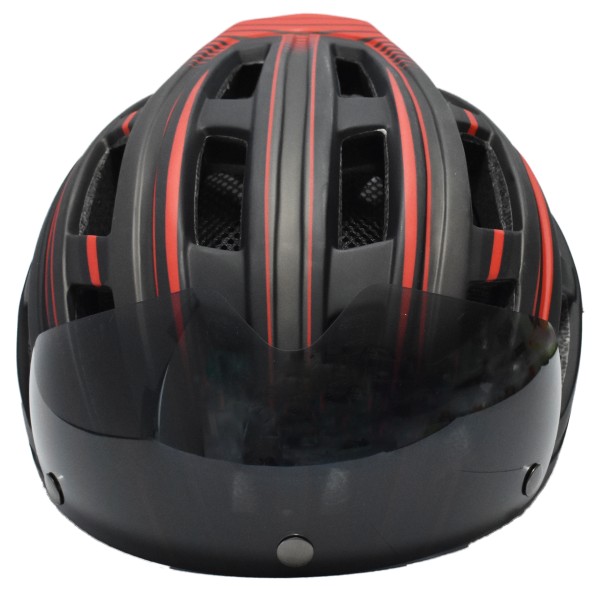 Κράνος με προστατευτικά γυαλιά για ηλεκτροκίνητο Ποδήλατο Πατίνι Scooter Ski Snowboard Sledge Μαύρο Κόκκινο Κράνος με προστατευτικά γυαλιά για ηλεκτροκίνητο Ποδήλατο Πατίνι Scooter Ski Snowboard Sledge Μαύρο Κόκκινο