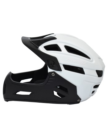 Full Face Κράνος ποδηλάτου BMX Freeride MY NAT Λευκό