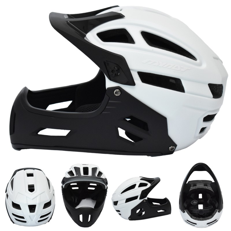 Full Face Κράνος ποδηλάτου BMX Freeride MY NAT Λευκό Full Face Κράνος ποδηλάτου BMX Freeride MY NAT Λευκό