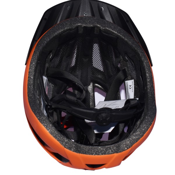 Κράνος Ποδηλάτου MY NAT με φως LED και σκίαστρο σε Πορτοκαλί Χρώμα Κράνος Ποδηλάτου MY NAT με φως LED και σκίαστρο σε Πορτοκαλί Χρώμα