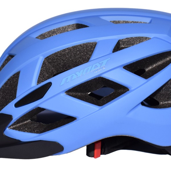 Κράνος Ποδηλάτου MY NAT με φως LED και σκίαστρο σε Μπλε Χρώμα Κράνος Ποδηλάτου MY NAT με φως LED και σκίαστρο σε Μπλε Χρώμα