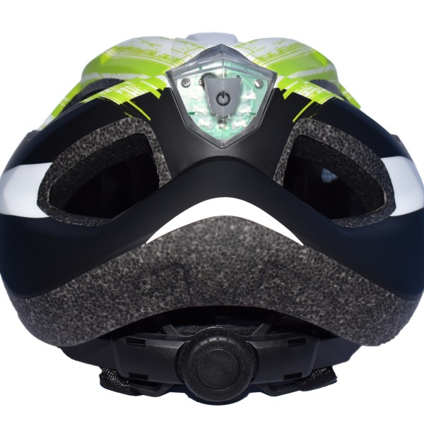 Κράνος Ποδηλάτου MY NAT με σκίαστρο και φως LED σε Πράσινο Λευκό Μαύρο Χρώμα Κράνος Ποδηλάτου MY NAT με σκίαστρο και φως LED σε Πράσινο Λευκό Μαύρο Χρώμα