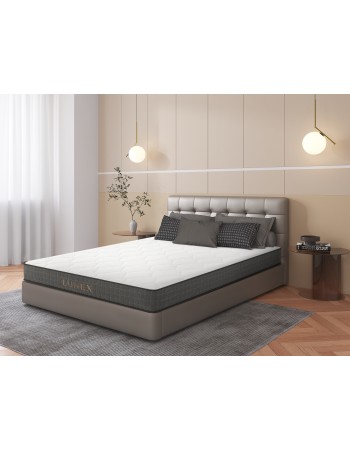 Στρώμα ύπνου Μονό Lunex Grey 90x200x20cm με ελατήρια τύπου pocket υψηλής συμπίεσης