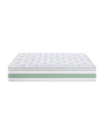 Στρώμα ύπνου Υπέρδιπλο Lunex Green Lux 160x200x25cm με ελατήρια τύπου pocket υψηλής συμπίεσης
