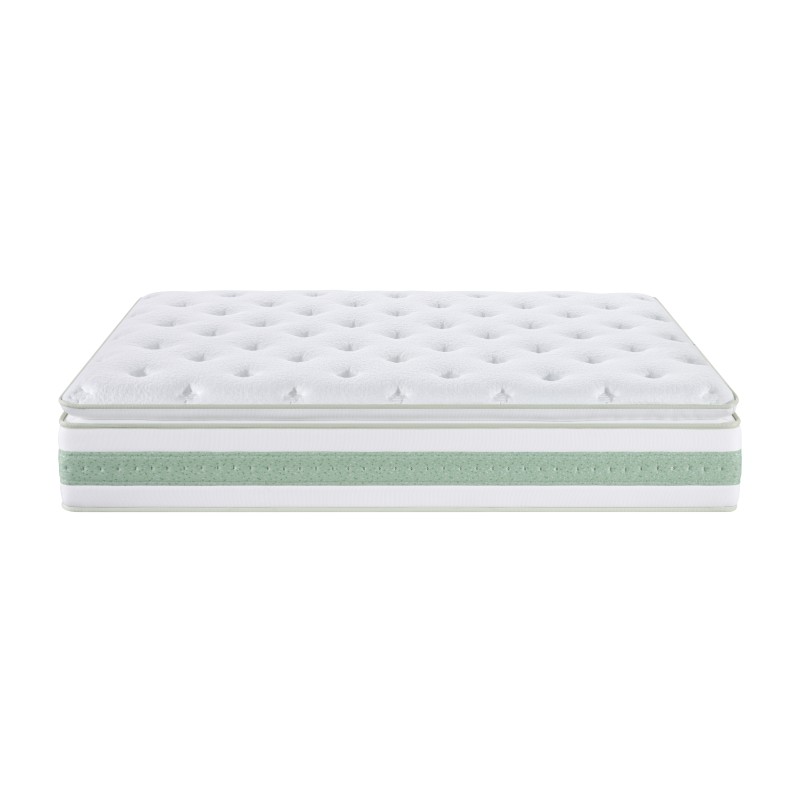 Στρώμα ύπνου Υπέρδιπλο Lunex Green Lux 160x200x25cm με ελατήρια τύπου pocket υψηλής συμπίεσης