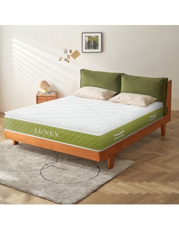 Στρώμα ύπνου Υπέρδιπλο Lunex Green 160x200x25cm με ελατήρια τύπου pocket υψηλής συμπίεσης