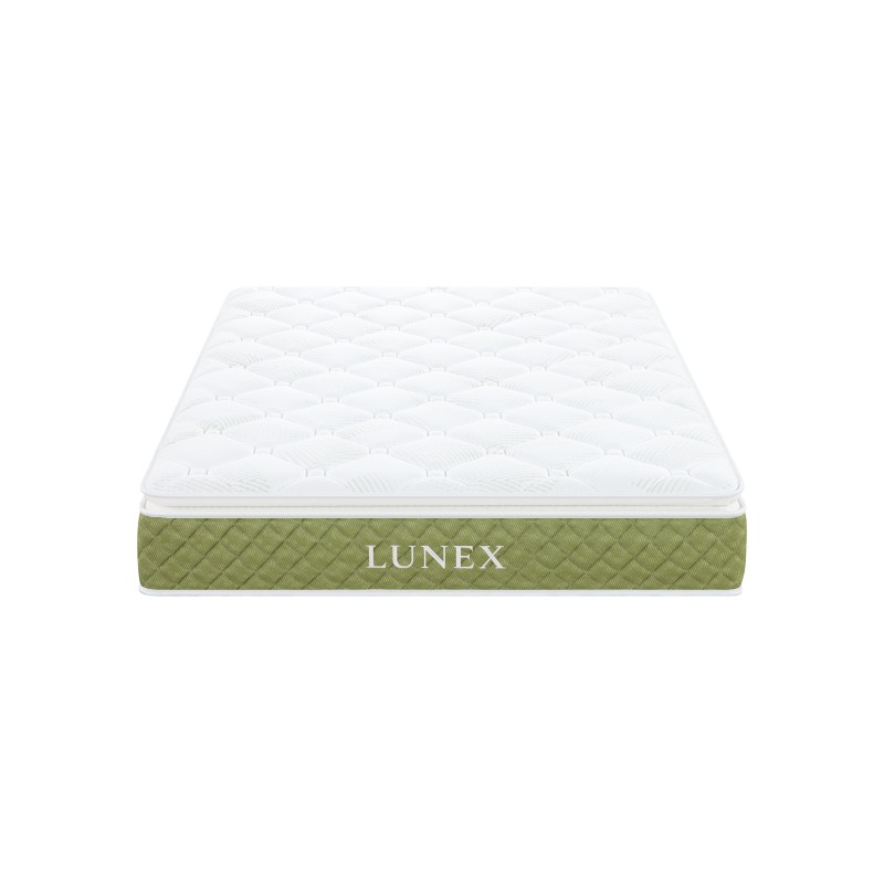 Στρώμα ύπνου Υπέρδιπλο Lunex Green 160x200x25cm με ελατήρια τύπου pocket υψηλής συμπίεσης