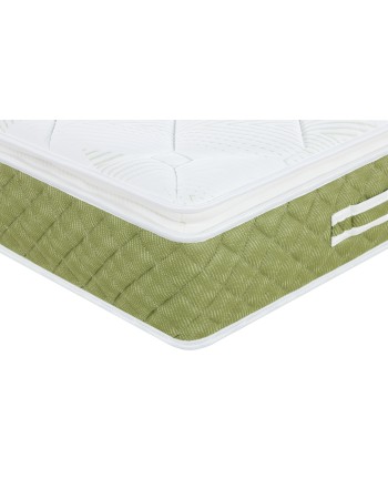 Στρώμα ύπνου Υπέρδιπλο Lunex Green 160x200x25cm με ελατήρια τύπου pocket υψηλής συμπίεσης