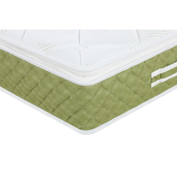 Στρώμα ύπνου Υπέρδιπλο Lunex Green 160x200x25cm με ελατήρια τύπου pocket υψηλής συμπίεσης