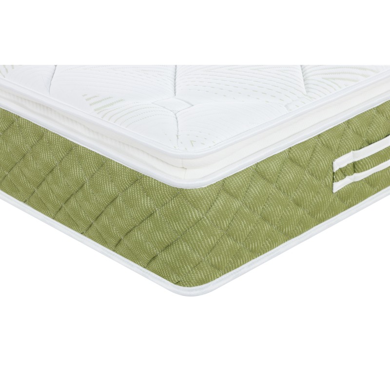 Στρώμα ύπνου Υπέρδιπλο Lunex Green 160x200x25cm με ελατήρια τύπου pocket υψηλής συμπίεσης
