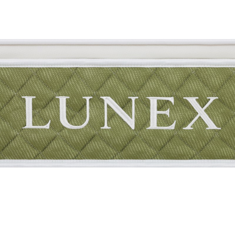 Στρώμα ύπνου Υπέρδιπλο Lunex Green 160x200x25cm με ελατήρια τύπου pocket υψηλής συμπίεσης