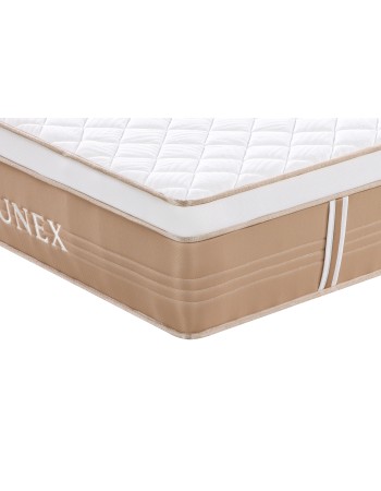 Στρώμα ύπνου Μονό Lunex Beige 90x200x31cm με ελατήρια τύπου pocket υψηλής συμπίεσης