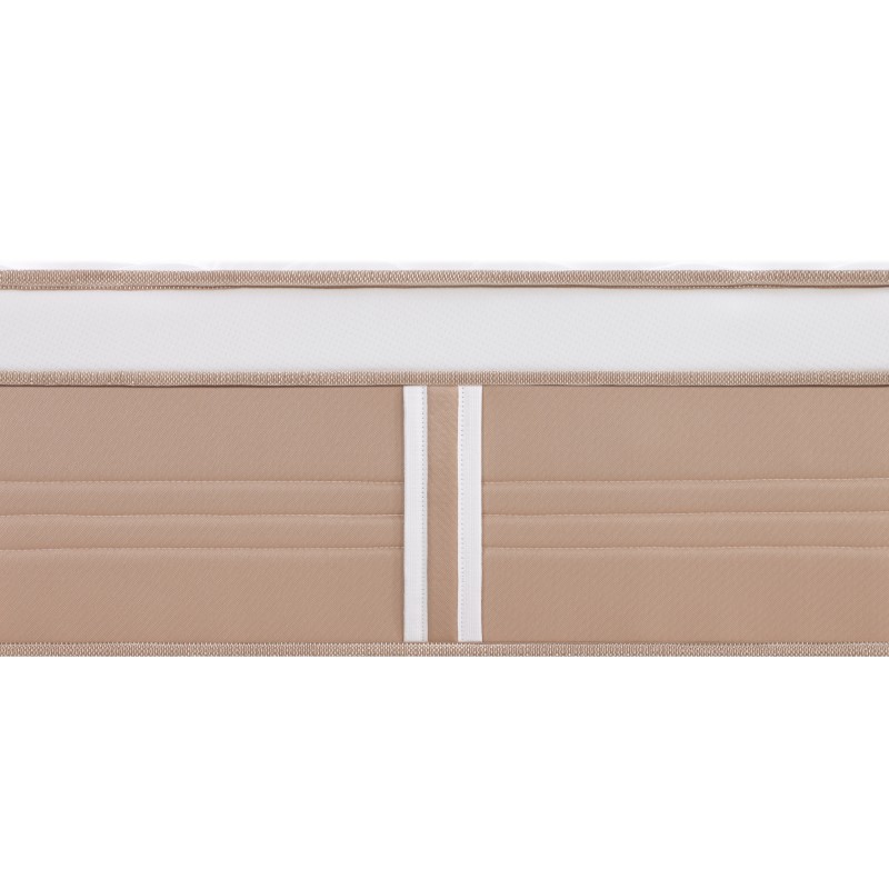Στρώμα ύπνου Μονό Lunex Beige 90x200x31cm με ελατήρια τύπου pocket υψηλής συμπίεσης