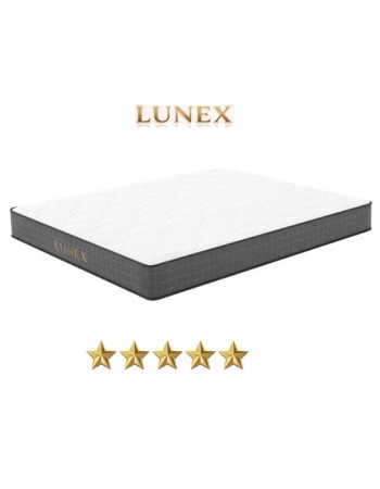 Στρώμα ύπνου Υπέρδιπλο Lunex Grey 160x200x20cm με ελατήρια τύπου pocket υψηλής συμπίεσης