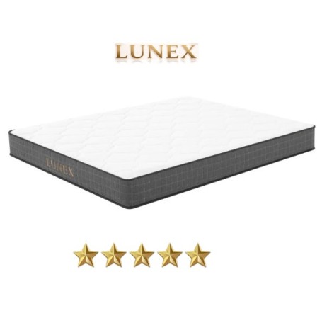 Στρώμα ύπνου Υπέρδιπλο Lunex Grey 160x200x20cm με ελατήρια τύπου pocket υψηλής συμπίεσης