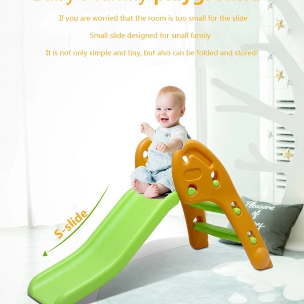 Παιδική Τσουλήθρα με αναδίπλωση Πορτοκαλί-Πράσινο Forall 6537