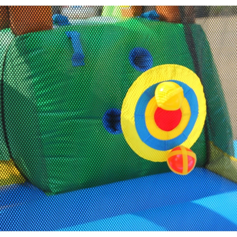 Happy Hop Φουσκωτό Τραμπολίνο με Διπλή Τσουλήθρα The Forest Bouncer Happy Hop Φουσκωτό Τραμπολίνο με Διπλή Τσουλήθρα The Forest Bouncer