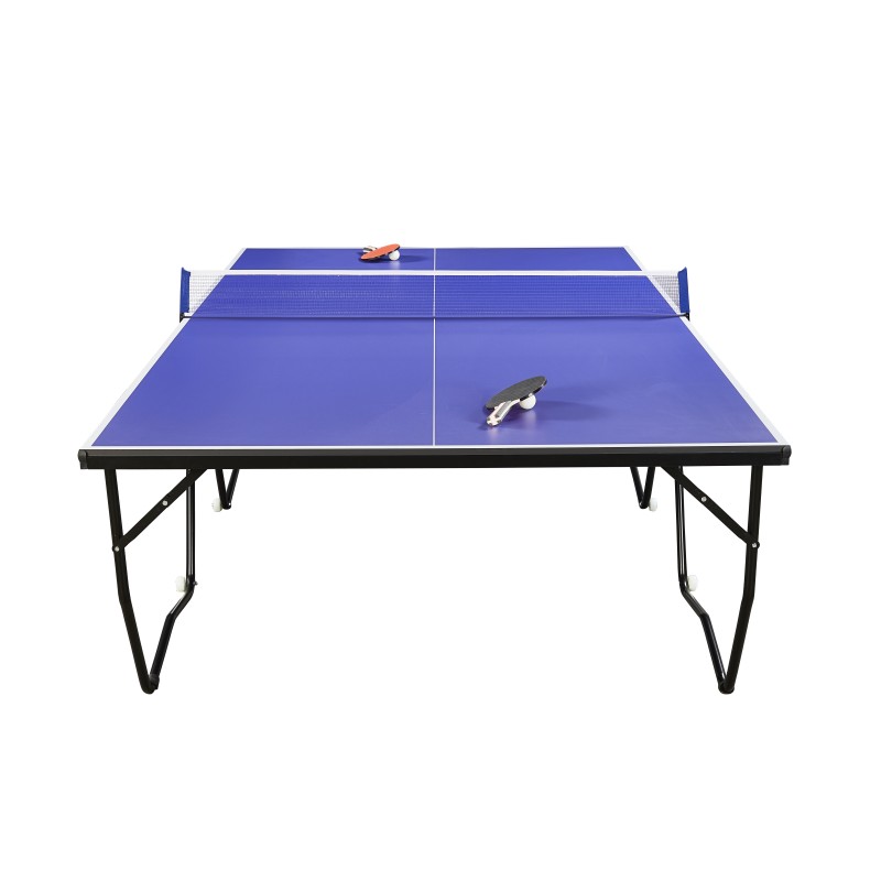 Τραπέζι Ping Pong αναδιπλούμενο εσωτερικού χώρου με αξεσουάρ 274x152x76cm