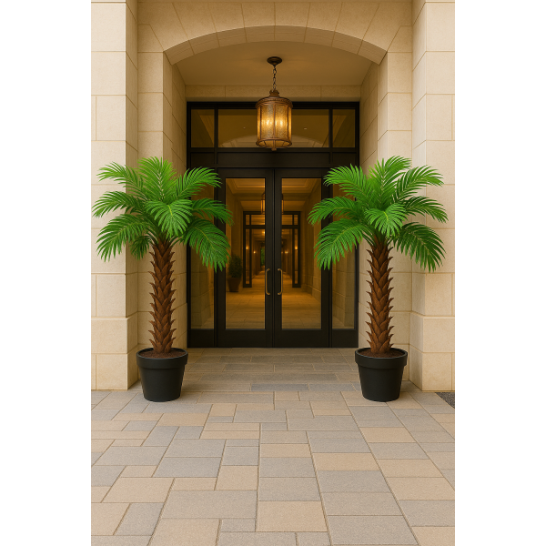 Τεχνητό Δέντρο Εξωτερικού Χώρου Φοίνικας Τσίκας και ύψος 210cm