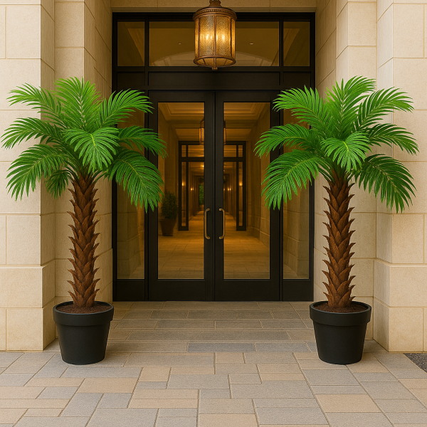 Τεχνητό Δέντρο Εξωτερικού Χώρου Φοίνικας Τσίκας και ύψος 150cm