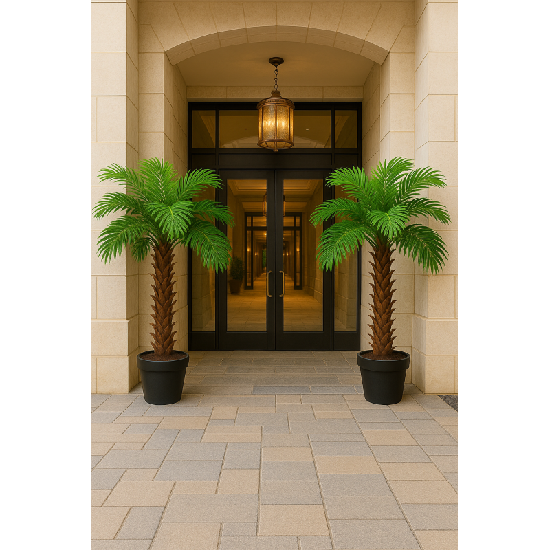 Τεχνητό Δέντρο Εξωτερικού Χώρου Φοίνικας Τσίκας και ύψος 180cm