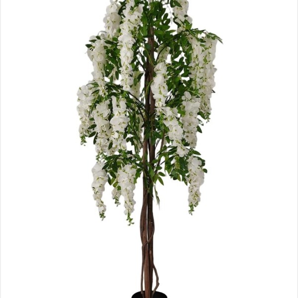 Τεχνητό Φυτό Εξωτερικού Χώρου με λευκά λουλούδια με ύψος 150cm