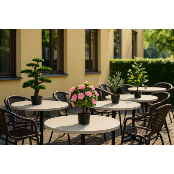 Τεχνητό Φυτό Εξωτερικού Χώρου Azalea με 40 λουλούδια και ύψος 53cm