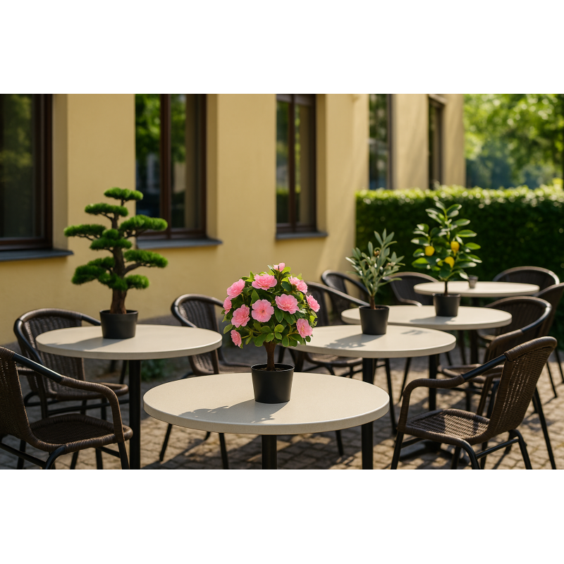 Τεχνητό Φυτό Εξωτερικού Χώρου Azalea με 40 λουλούδια και ύψος 53cm