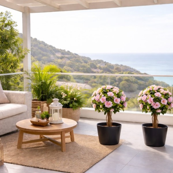 Τεχνητό Φυτό Εξωτερικού Χώρου Azalea με 57 λουλούδια και ύψος 92cm