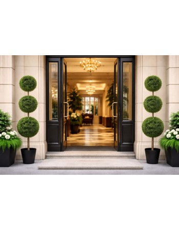 Τεχνητό Φυτό Εξωτερικού Χώρου Tropical Balls με 3 μπάλες διαστάσεων 23cm 26cm και 31cm και ύψος 120cm