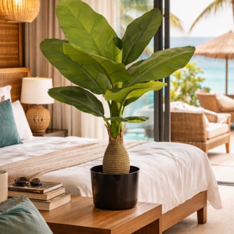 Τεχνητό Φυτό Εξωτερικού Χώρου Μπανανιά με ύψος 75cm