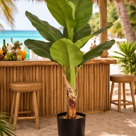 Τεχνητό Φυτό Εξωτερικού Χώρου Μπανανιά με ύψος 86cm