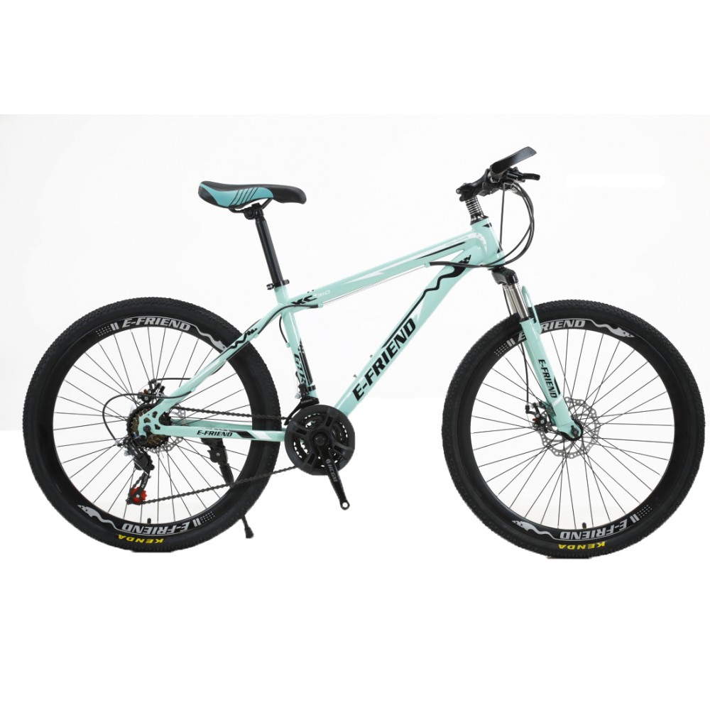 Bicycle Mountain Denver High - Grade 26 inches in Light Blue color with 21 speeds