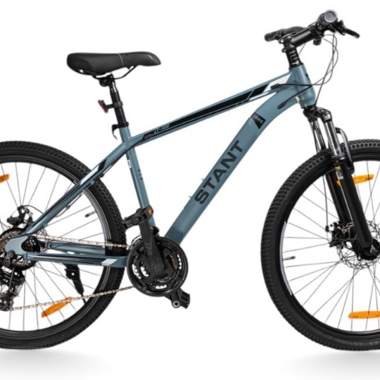 Ποδήλατο Βουνού Stunt 26" Με Δισκόφρενα και Shimano Μαύρο - Γκρί