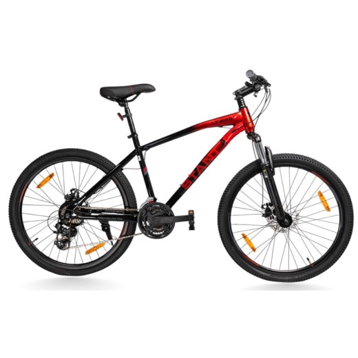 Ποδήλατο Βουνού Stunt 26" Με Δισκόφρενα και Shimano Μαύρο -Κόκκινο