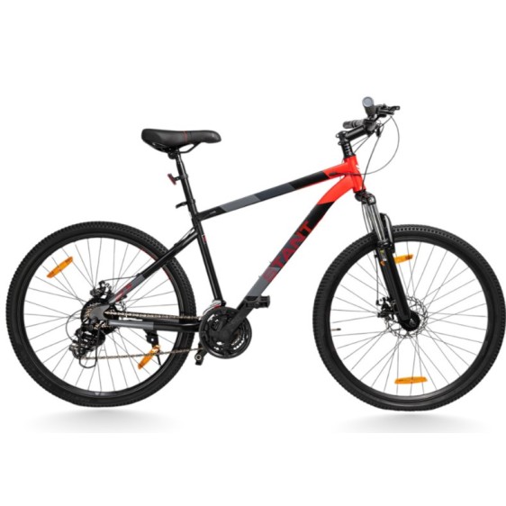 Ποδήλατο Βουνού Stunt 27.5" Με Δισκόφρενα και Shimano Μαύρο - Κόκκινο