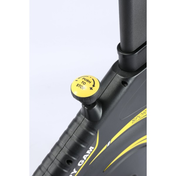 Ποδήλατο Γυμναστικής Delux με οθόνη LCD και μετρητή ταχύτητας απόστασης και θερμίδων Y8008