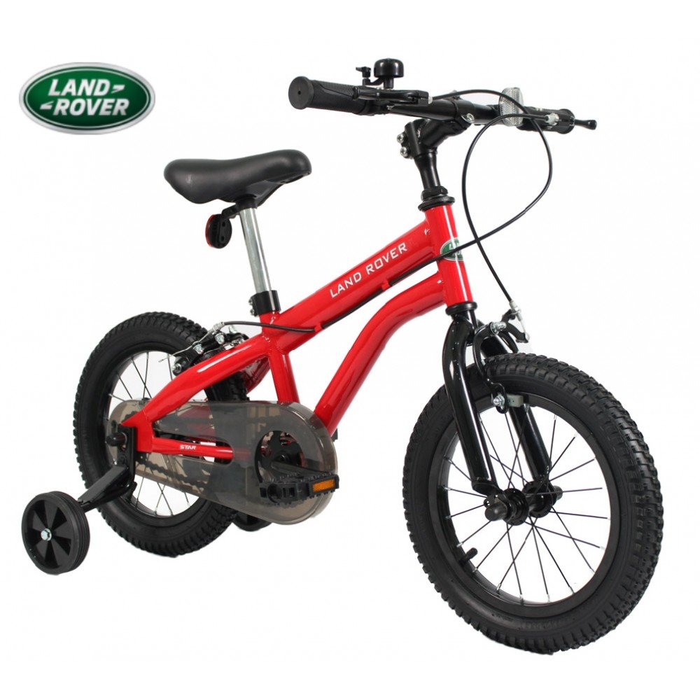 Kid Bike Licensed Land Rover 16 inches in Red color