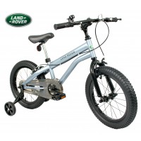 Kid Bike Licensed Land Rover 16 inches in silver color