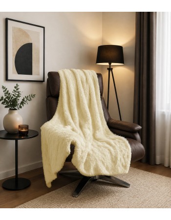 Σετ Ριχτάρια 3 τεμαχίων για διθέσιο, τριθέσιο καναπέ και πολυθρόνα σε κρεμ χρώμα