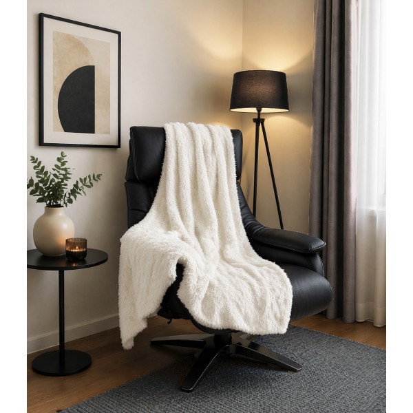 Σετ Ριχτάρια 3 τεμαχίων για διθέσιο, τριθέσιο καναπέ και πολυθρόνα σε λευκό χρώμα