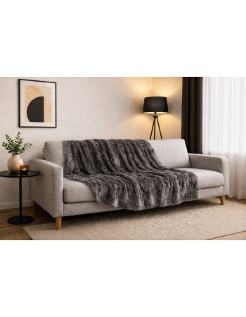 Σετ Ριχτάρια 3 τεμαχίων για διθέσιο, τριθέσιο καναπέ και πολυθρόνα σε γκρι χρώμα