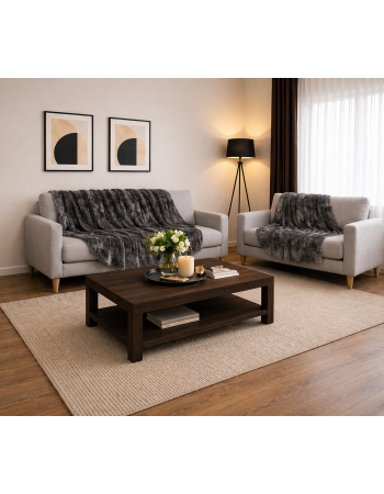 Σετ Ριχτάρια 2 τεμαχίων για διθέσιο και τριθέσιο καναπέ σε γκρι χρώμα