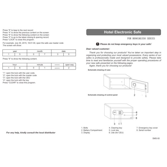 Safewell DST 20RG Χρηματοκιβώτιο Ξενοδοχείου με Ψηφιακό Κλείδωμα Μ37xΠ42xΥ20cm Βάρους 13.5kg