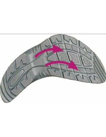 Μποτάκι εργασίας ασφαλείας αντιολισθητικό S3 και oil resistant μαύρο-γκρι