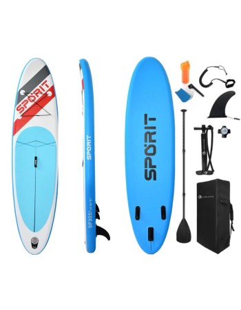 Φουσκωτή Σανίδα Sup Sporit 10'' με κουπί αξεσουάρ και σακίδιο μεταφοράς με μήκος 3.05m