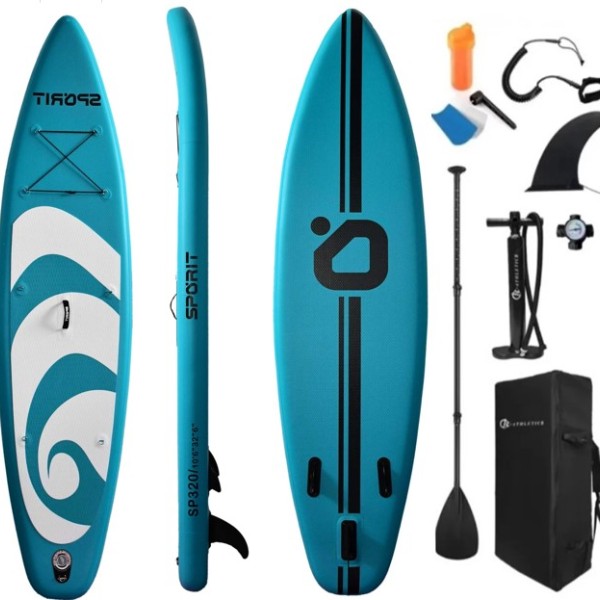 Φουσκωτή Σανίδα Sup 10.6'' με κουπί αξεσουάρ και σακίδιο μεταφοράς με μήκος 3.20m