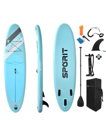 Φουσκωτή Σανίδα Sup Sporit 10'' με κουπί αξεσουάρ και σακίδιο μεταφοράς με μήκος 3.05m
