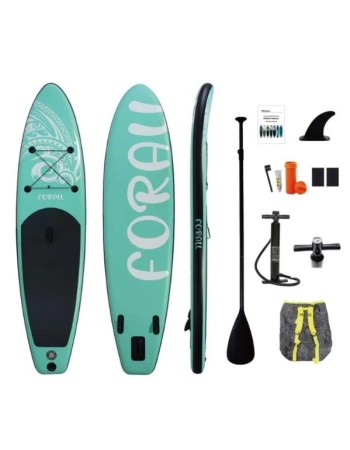Φουσκωτή Σανίδα Sup Forall Blue 10.2'' με κουπί αξεσουάρ και σακίδιο μεταφοράς με μήκος 3.20m